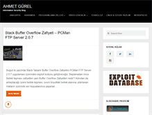 Tablet Screenshot of gurelahmet.com